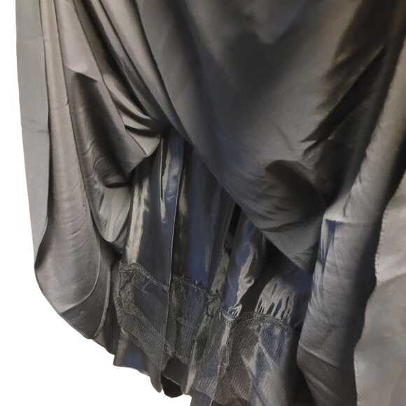 Jessica Howard Black Embellished Ruched Evening Dress Plus 24W EUC Lined 3X - Picture 11 of 14